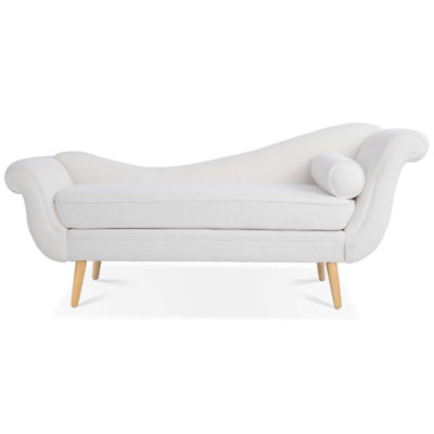 Chaise Lounge with Scroll Arms