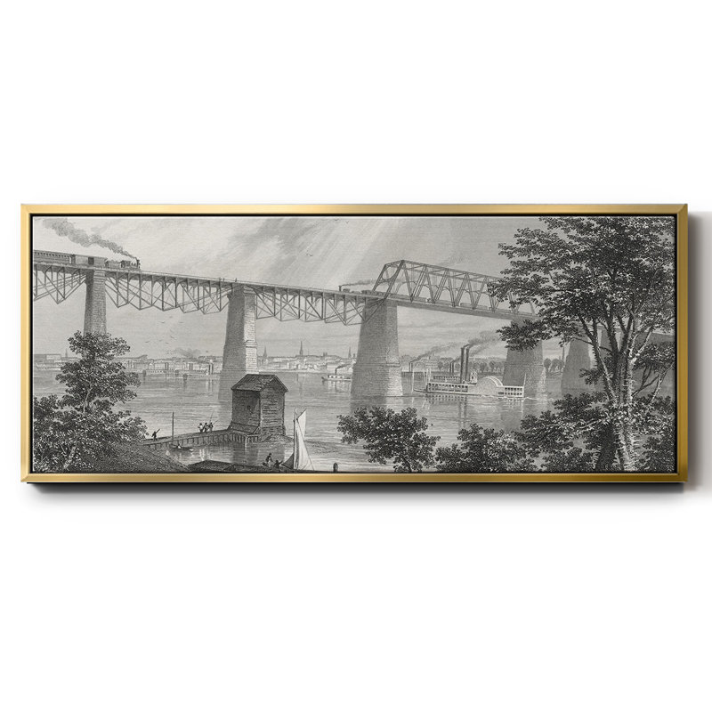 City of Louisville - Toile encadrée, H 20 po x l 50 po