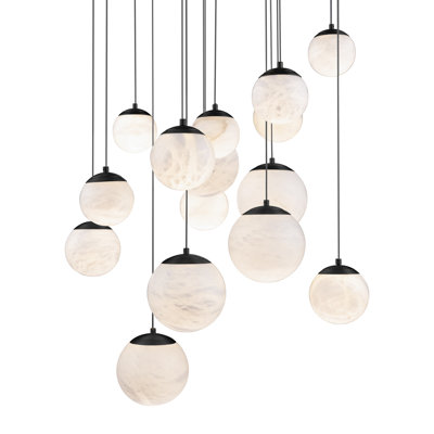 Luminaire suspendu à lumières DEL Poissons