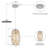 Aref 1-Light Dimmable Handblown Glass Single Pendant-360846992