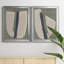«Paper Slice III», ensemble de 2 peintures sur toile encadrées-368120101-368120099