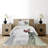 Eclectic Polyester Floral Coverlet