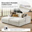 Canapé-lit surdimensionné en mélange de duvet 4 pièces Cioffi-228884971
