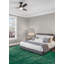 Tapis unique en laine vert 6 pi 7 po x 9 pi 7 po One Age of a Kind Hiram