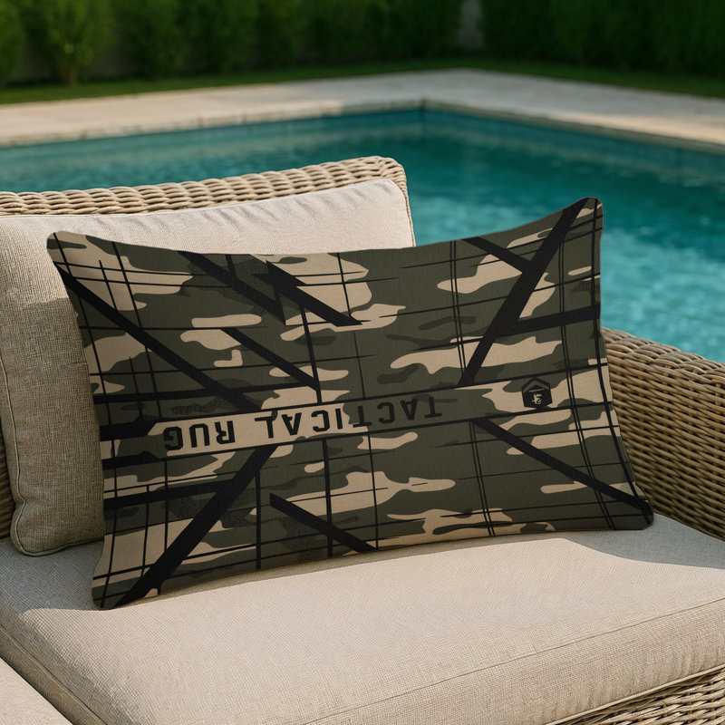 Pathfinder Indoor And Outdoor Throw Pillow, Rectangle 20"H x 14"W