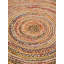 Tapis intérieur / extérieur rond en coton tressé à la main-1728383406