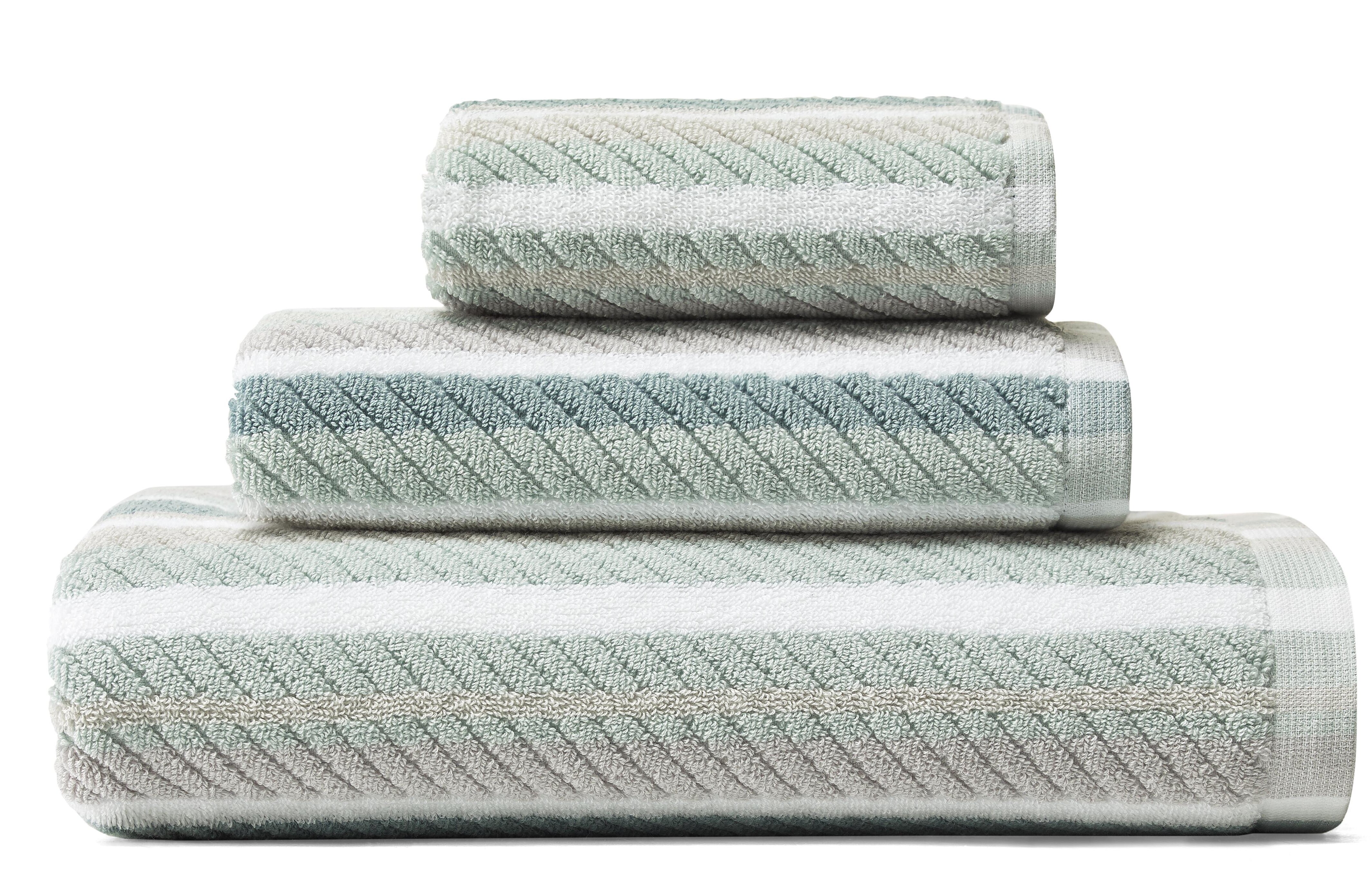 Tommy Bahama Island Retreat 6-Piece Grey Cotton Towel Set, Gray