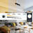 4-Light Rotatable Smart LED Track Light Kit, Dimmable Track Lighting Colour Changing with Remote