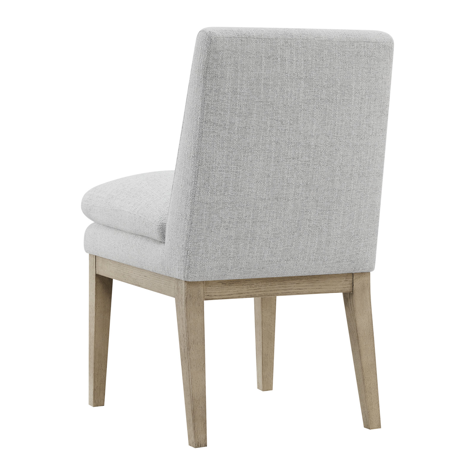 Bethea Oak Parsons Dining Chair, Gray Heathered