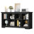 Gebrael 2-Tier Open Shelf Bookcase, 6/8-Cube Storage Organizer, Freestanding Book Storage Shelves For Bedroom, Living Room, Office-502857166-502857161