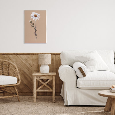 Daisy Sprout on Tan Wall Plaque, design by Cady Driver