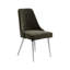 Chaise d'appoint rembourrée (ensemble de 2)