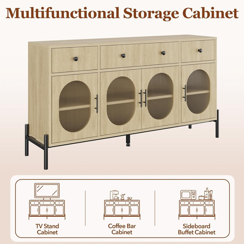 31.9cm Kitchen Pantry, Natural