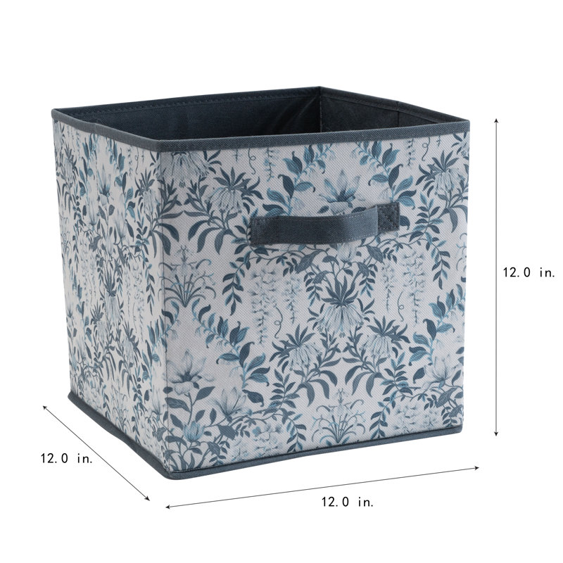 Laura Ashley Collapsible Storage Cube In Parterre