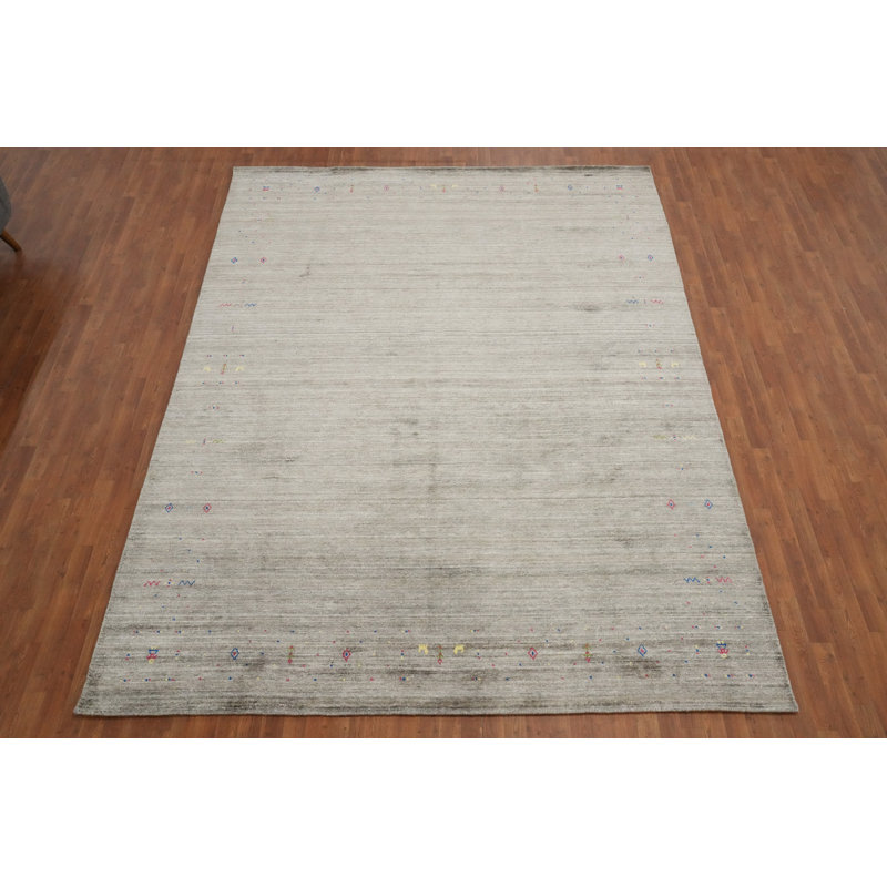 Handmade Gabbeh Style Large Area Rug 9x12