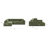 Marcel 122"W Fabric Sectional in Sagano Green-97782868-97782871