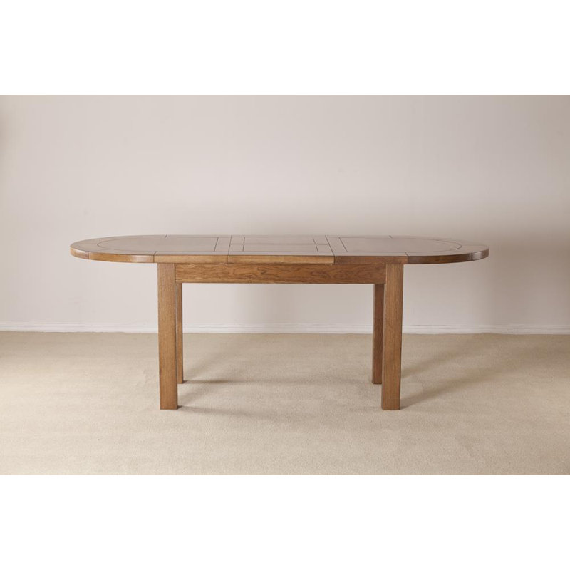 Oak Oval Solid Wood Dining Table