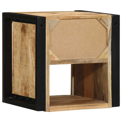 40cm W Solid Wood Bedside Table
