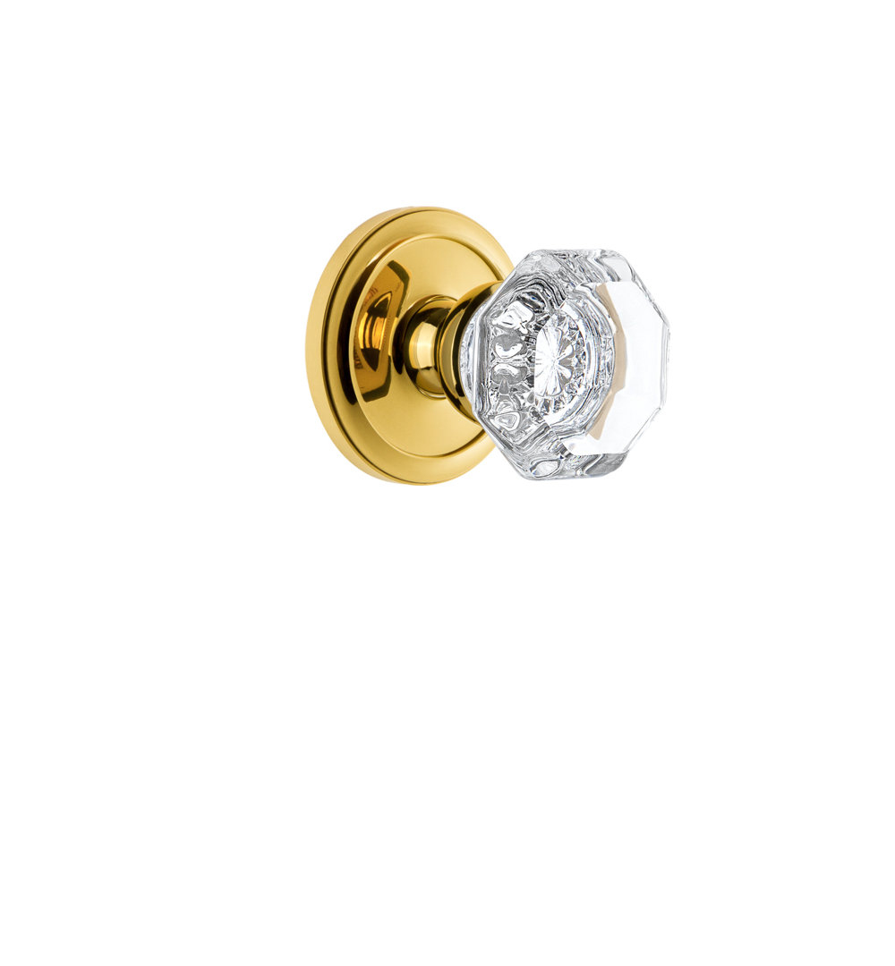 Grandeur Circulaire Rosette Single Dummy with Circulaire Door Knob Grandeur 