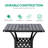Bohman Square Outdoor Dining Table With Umbrella Hole , 30.48'' in. W 30.48'' in. D