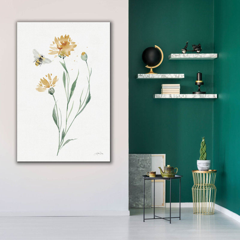 "Epic Graffiti" Wild For Honeybloom Wildflowers 3 "par Katrina Pete, art mural sur toile, 40 po x 60 po