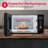 Frigidaire 0.7 Cu. Ft. 700 Watt Retro Microwave Oven, Countertop Microwave with 6 Auto Cook Options, 10 Power Levels-118445056