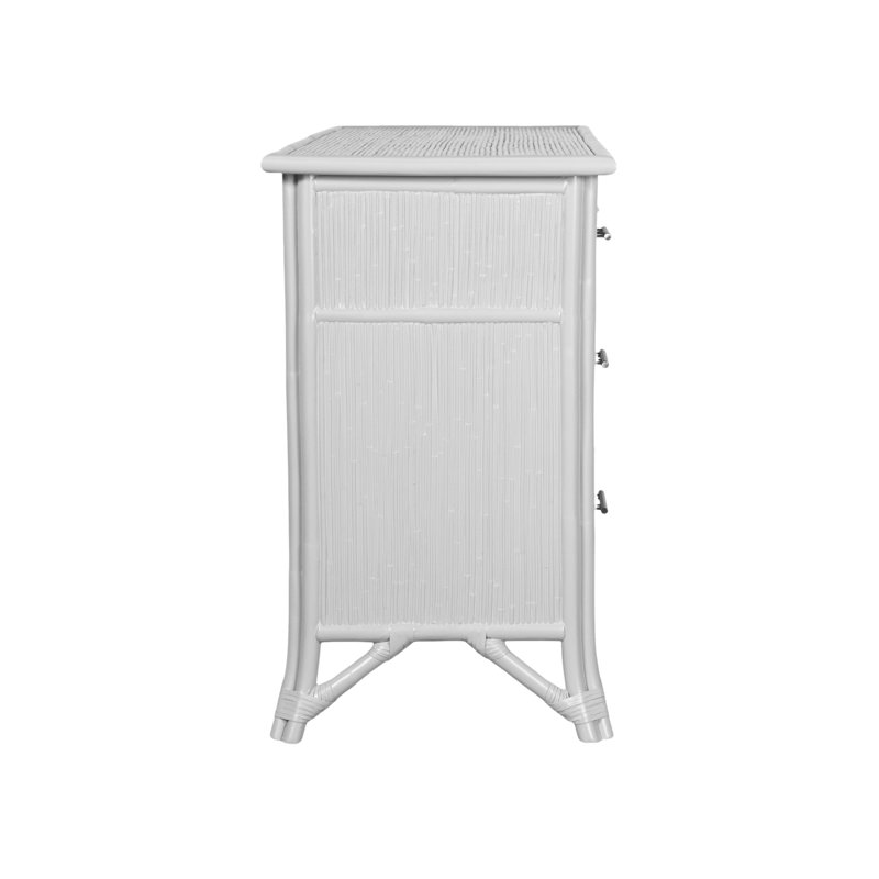 Bermuda 6 - Drawer Dresser, White