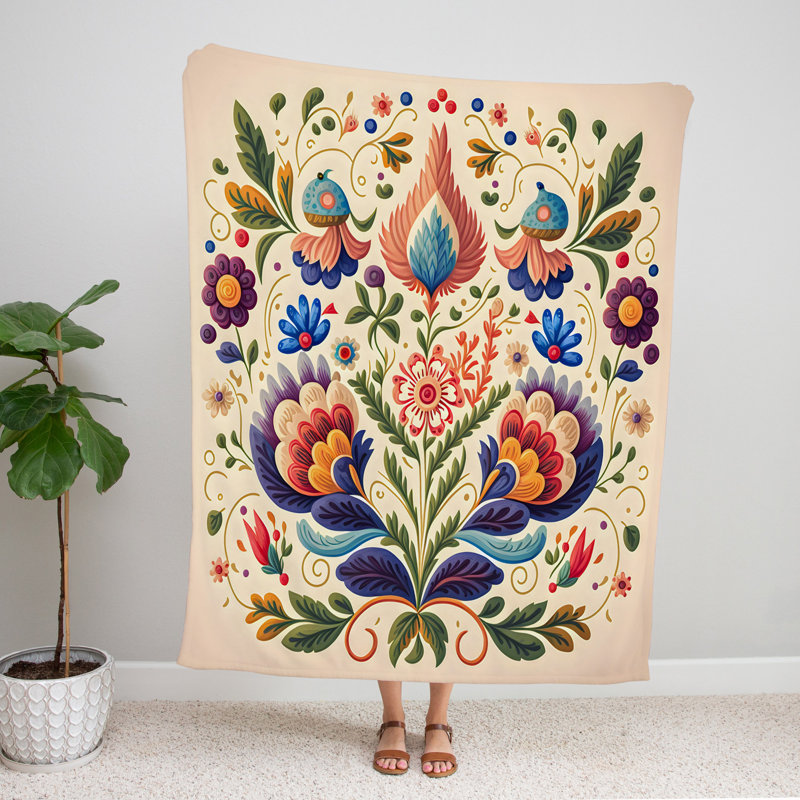Throw Blanket, 50" W x 60" L