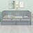 Daybed With Fence Guardrails And 2 Drawers, Split Into Independent Floor Bed & Daybed-1500904636