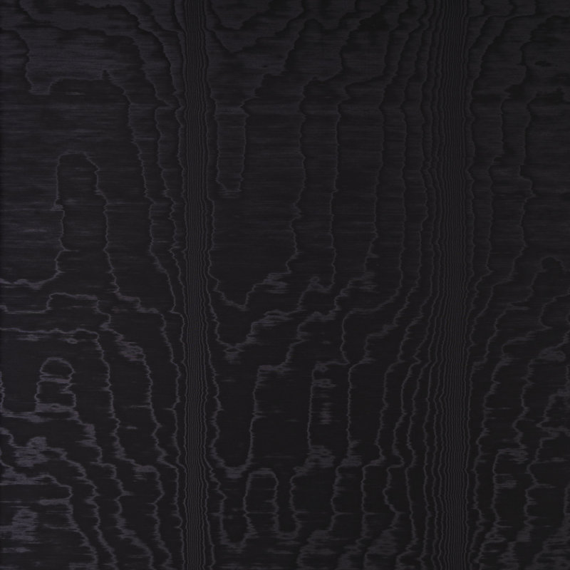 Moirã‰ Wallcovering Wallpaper, Noir