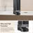 Bafv 31" W x 55" H Frameless Pivot Tub Door with 1/4"(6mm) Thick Tempered Glass, 180 Degree Rotatable-112902393