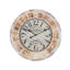 Très grande horloge murale 31 po Brown