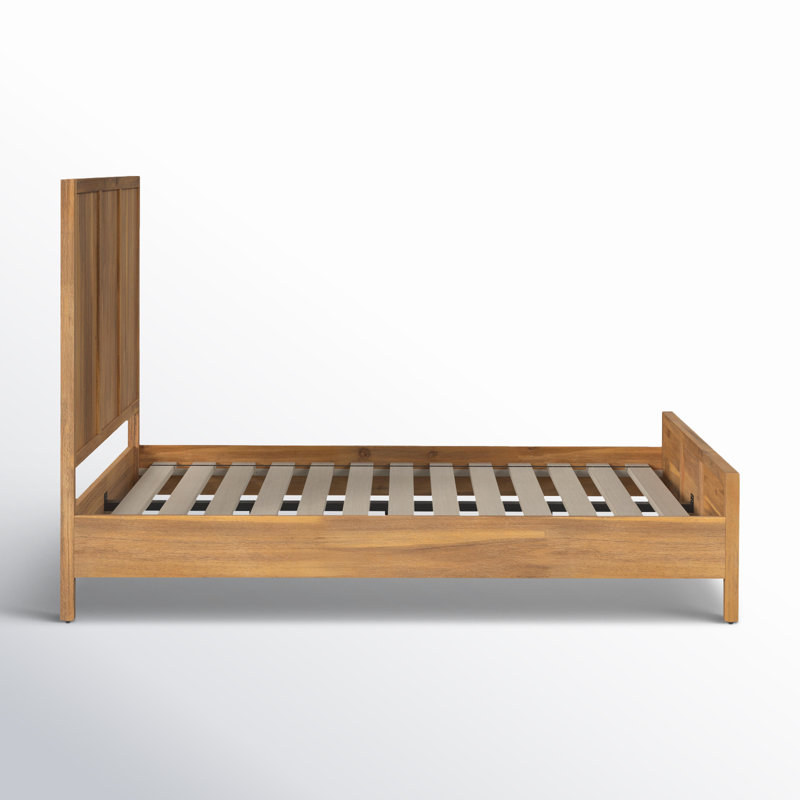 Lark Queen Size Bed, Natural