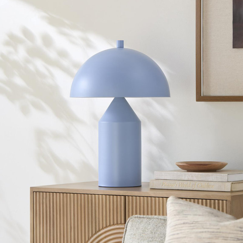 Jemma Metal Table Lamp, Blue