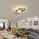 3-Light LED Double Ring Flush Mount Ceiling Light