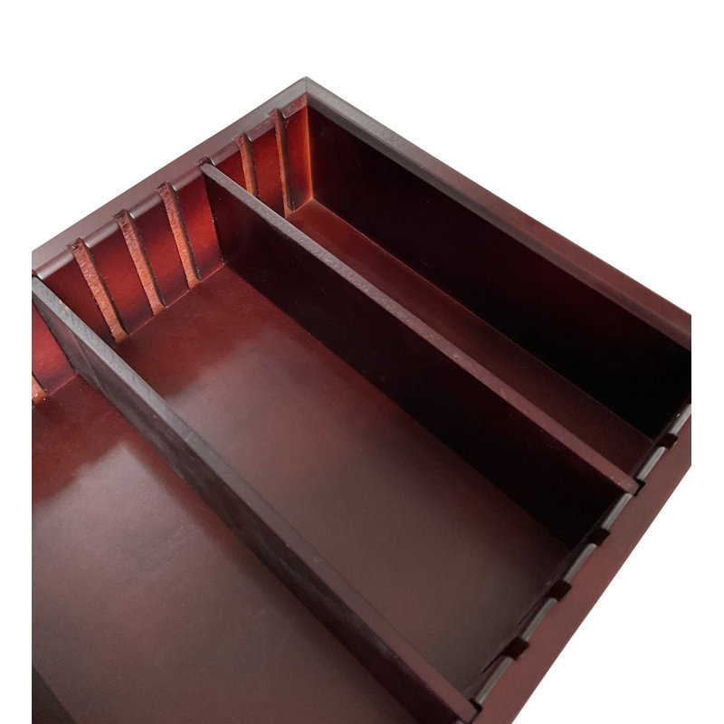 Adjustable Cigar Lazar, Dark Brown Wood