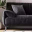 Canapé 86,61 po en chenille standard noir-129453423