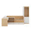 Lit plateforme avec tiroirs, tablettes, bureau et garde-robe-2119112201