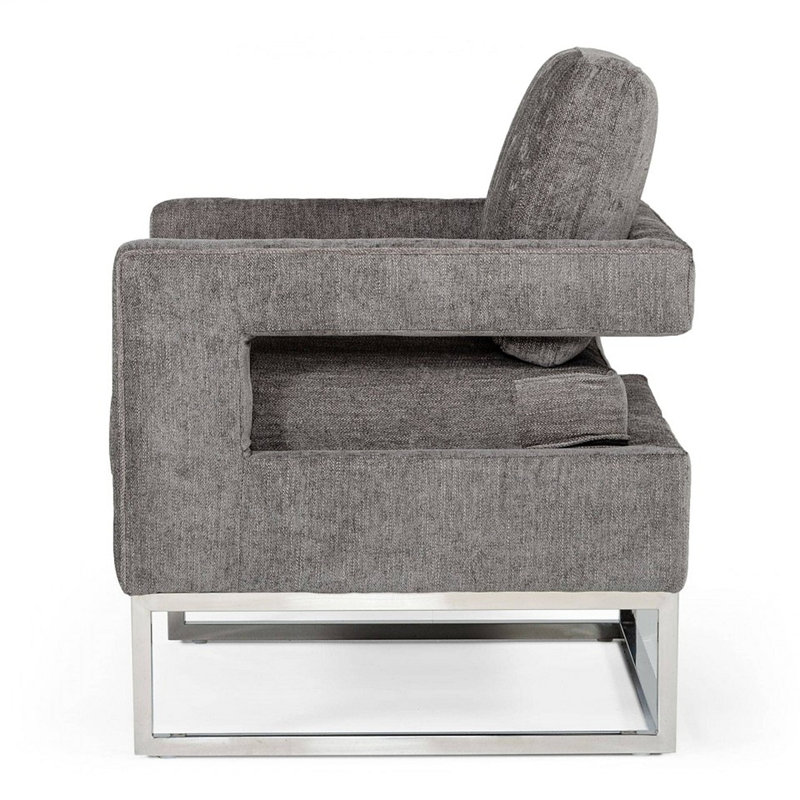 Fauteuil en velours 30,09 po Charessa