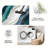 Teal Gold Marble area rugs for Living Room, Soft and Comfortable, Suitable for all seasons, easy to maintain, machine washable Indoor floor mat, Under Table Farmhouse suitable for Bedroom, Dining Room, Study, Patio, Balcony, Home Decor-1795433839