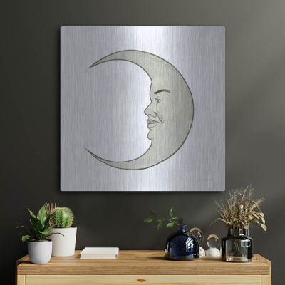 Ivy Bronx 'Moon' by James Wiens Metal Wall Art