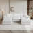Cloud Modular Couch 5 Pieces Three Seater With Ottomans-1317618874-1317618869