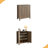 Shoe Cabinet Storage Cabinet Entryway Cabinet With Two Doors Slat Style Vented Doors Metal Knob Handle Four Shelves Dark Taupe Color