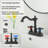 Centerset 4Inch Bathroom Sink Faucet With Drain Assemly-106847027