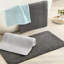 1 Pcs Navy 3000 Gsm 24x44" 100% Cotton Reversible Bath Rug - Superior Construction, , Non Slip Comfort Oriented, Machine Washable, Medium Pile-1088091957
