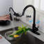 Robinet de cuisine tactile avec douchette extractible