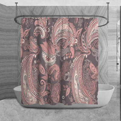 Iyman Microfiber Shower Curtain