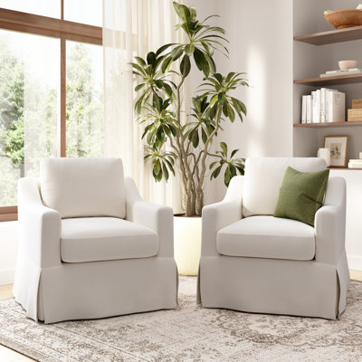 Fauteuil d'appoint pivotant en polyester