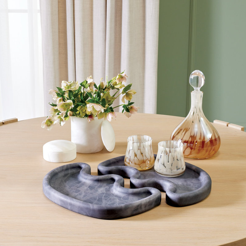 Gala Alabaster Canister-Short, White