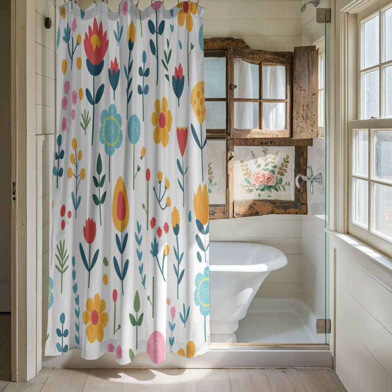 Pastel Room - Premium Shower Curtain, 74"H x 71"W